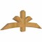 Ekena Millwork Alberta Rough Sawn Timber Gable Bracket, Western Red Cedar, 72"W x 24"H x 4"D x 6"F, 8/12 Pitch GBW072X24X0406ALB00RWR - alternate 3